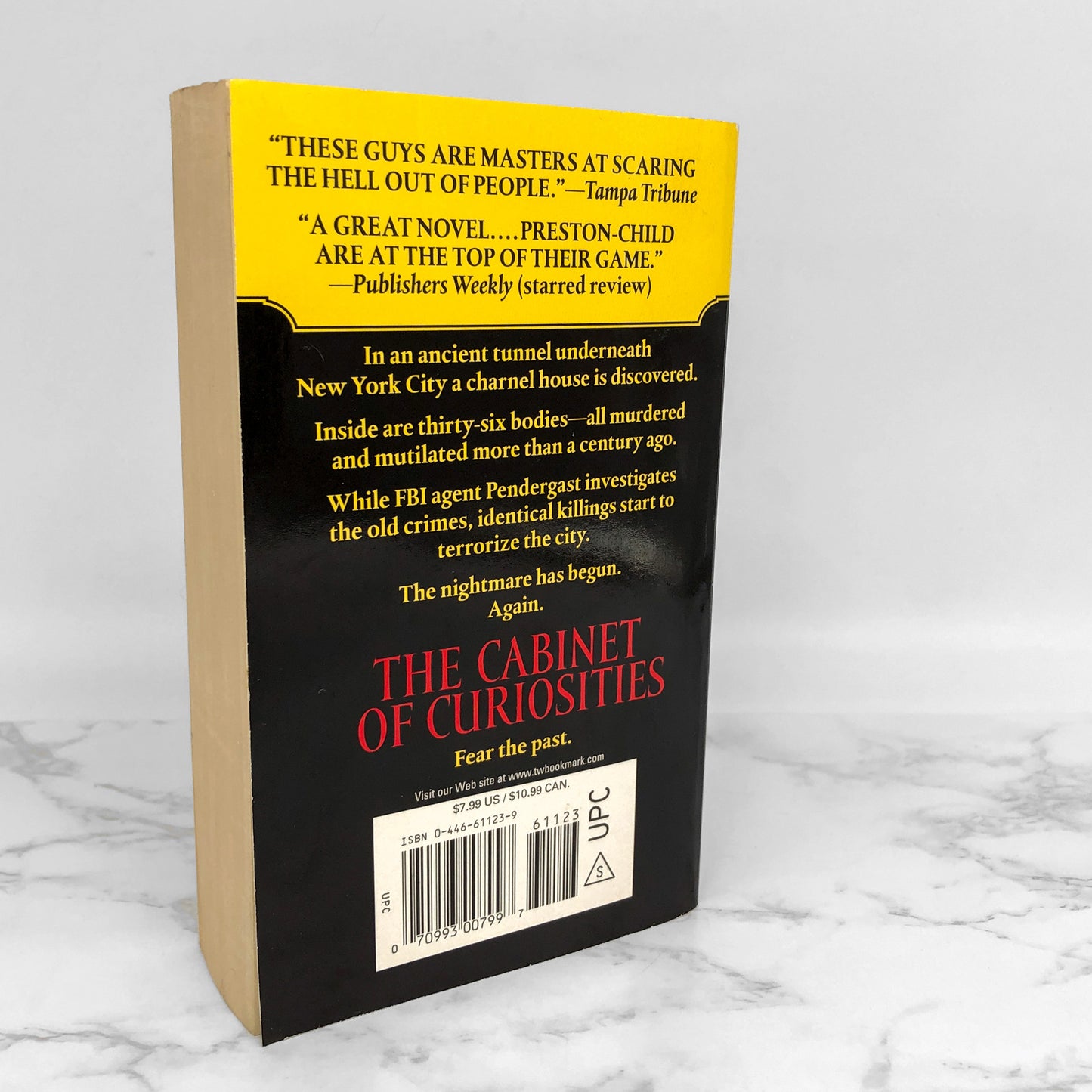 The Cabinet of Curiosities by Douglas Preston & Lincoln Child [FIRST PAPERBACK PRINTING]