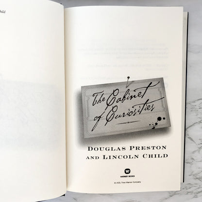 The Cabinet of Curiosities by Douglas Preston & Lincoln Child [2002 HARDCOVER]