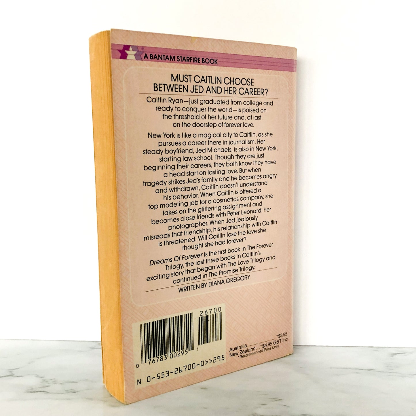 Caitlin: Dreams of Forever by Francine Pascal & Diana Gregory ['87 PAPERBACK]