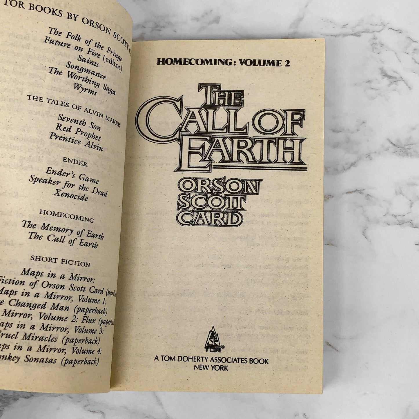 The Call of Earth by Orson Scott Card [1994 PAPERBACK] • Homecoming Saga #2