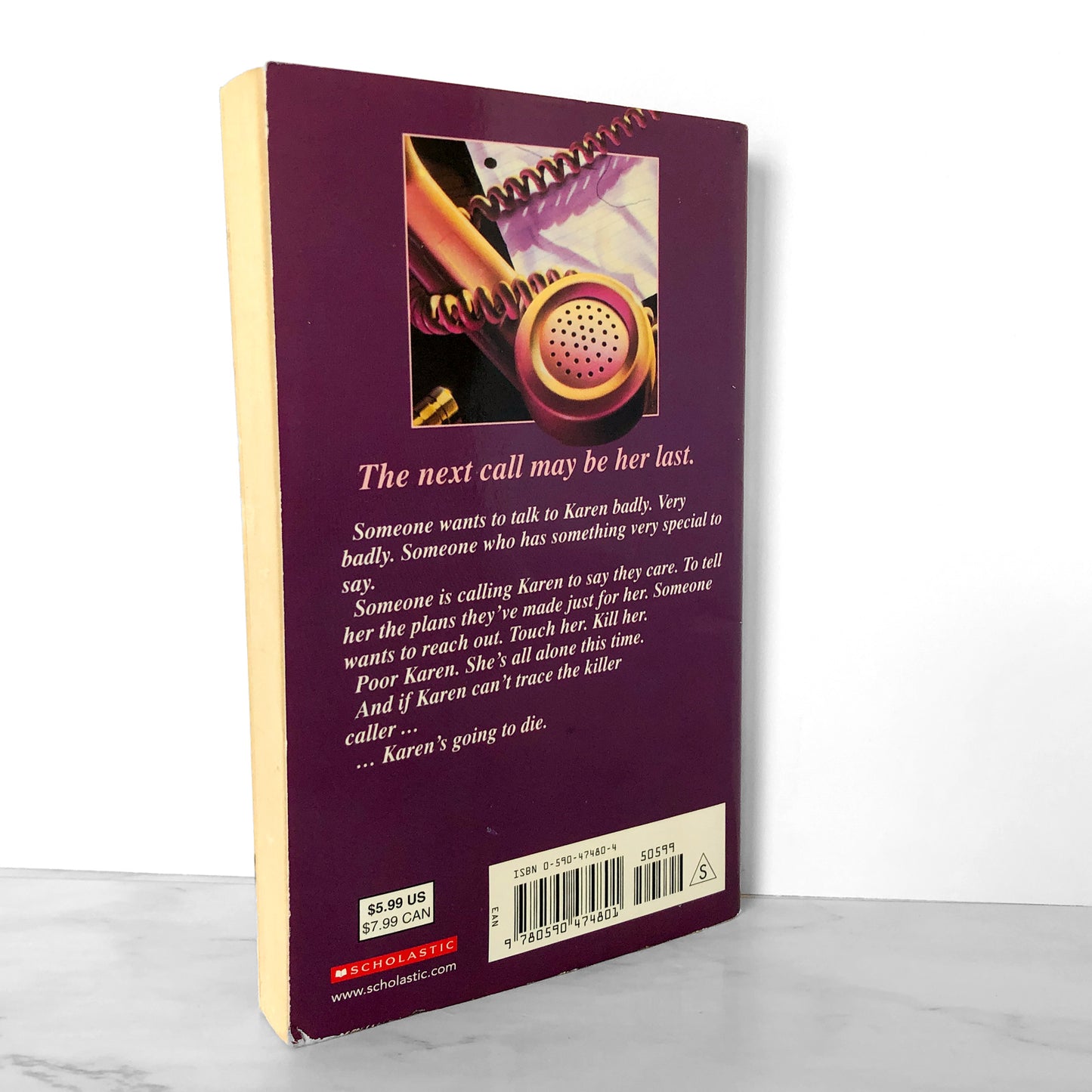 Call Waiting by R.L. Stine [1994 PAPERBACK] Point Horror #60