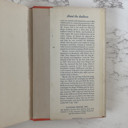 Camelot : A Musical by Alan Jay Lerner & Frederic Loewe [FIRST EDITION] - Bookshop Apocalypse
