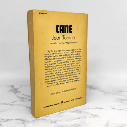 Cane by Jean Toomer [1969 PAPERBACK] • Harper & Row