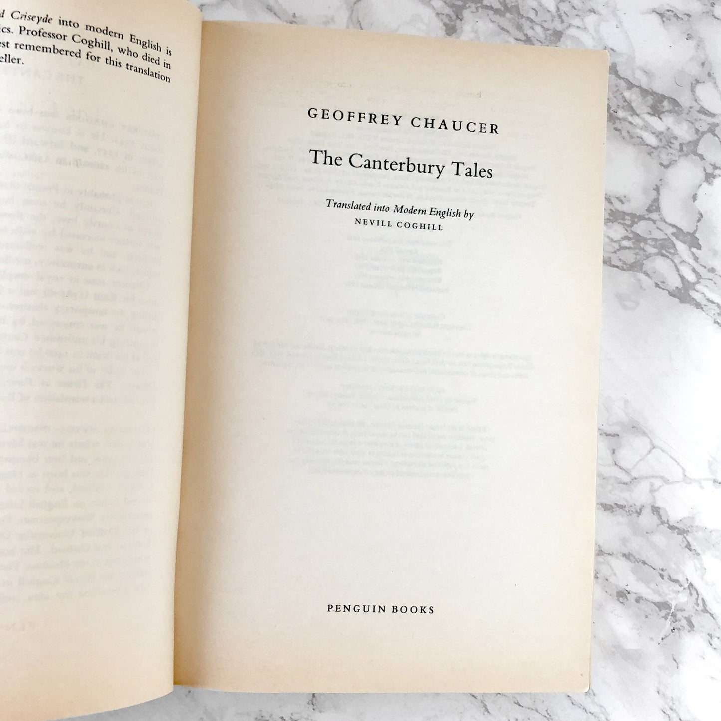 The Canterbury Tales by Geoffrey Chaucer [PENGUIN TRADE PAPERBACK]