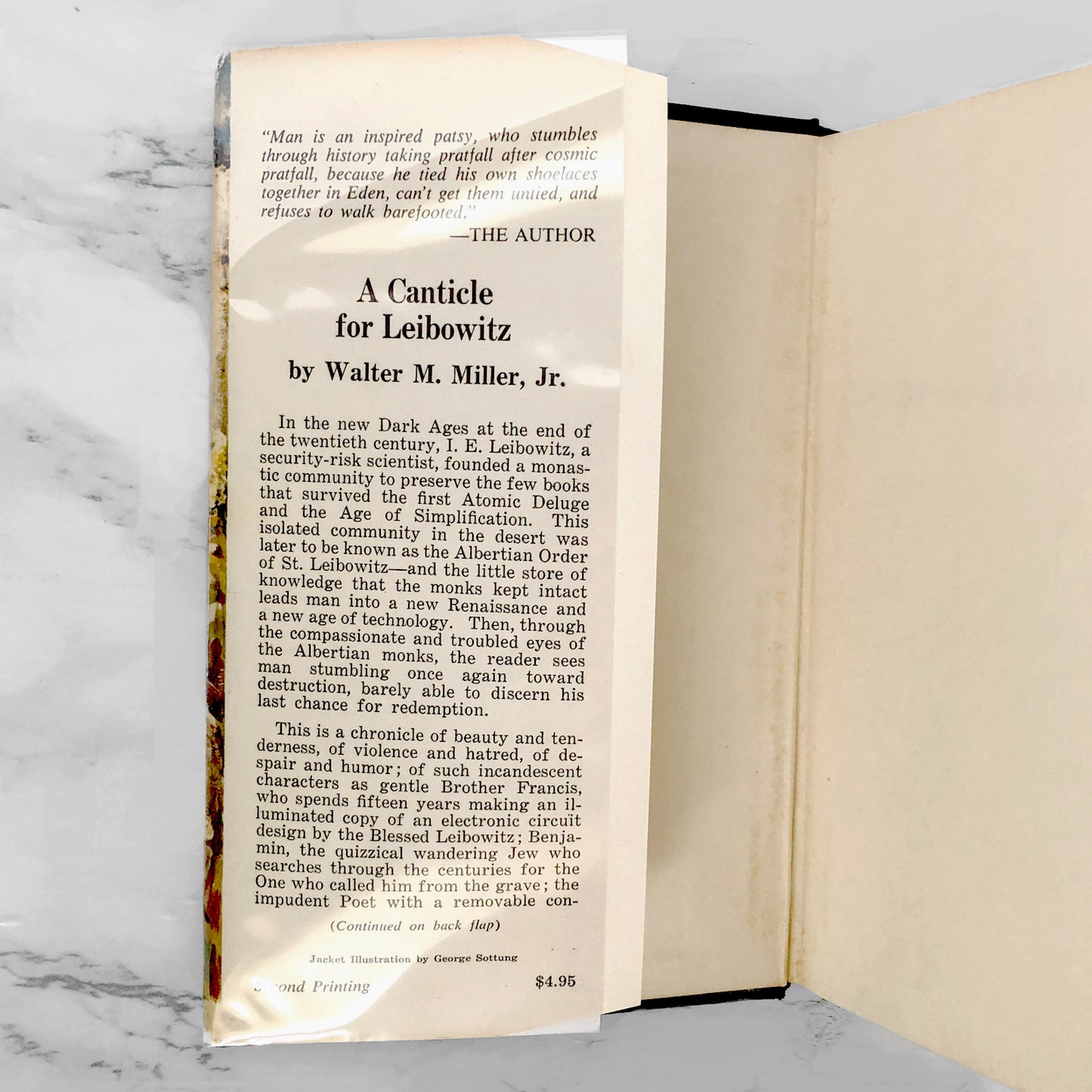 A Canticle for Leibowitz by Walter M. Miller Jr. [FIRST EDITION / THIRD IMPRESSION] 1960
