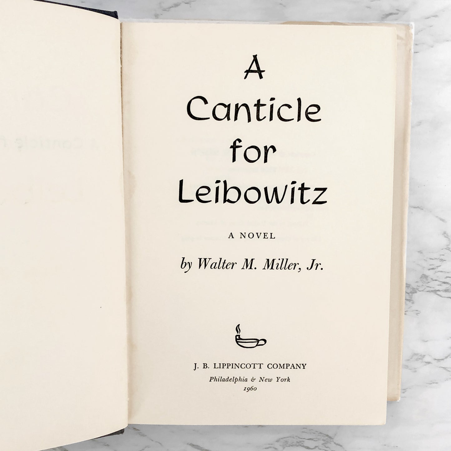 A Canticle for Leibowitz by Walter M. Miller Jr. [FIRST EDITION / THIRD IMPRESSION] 1960