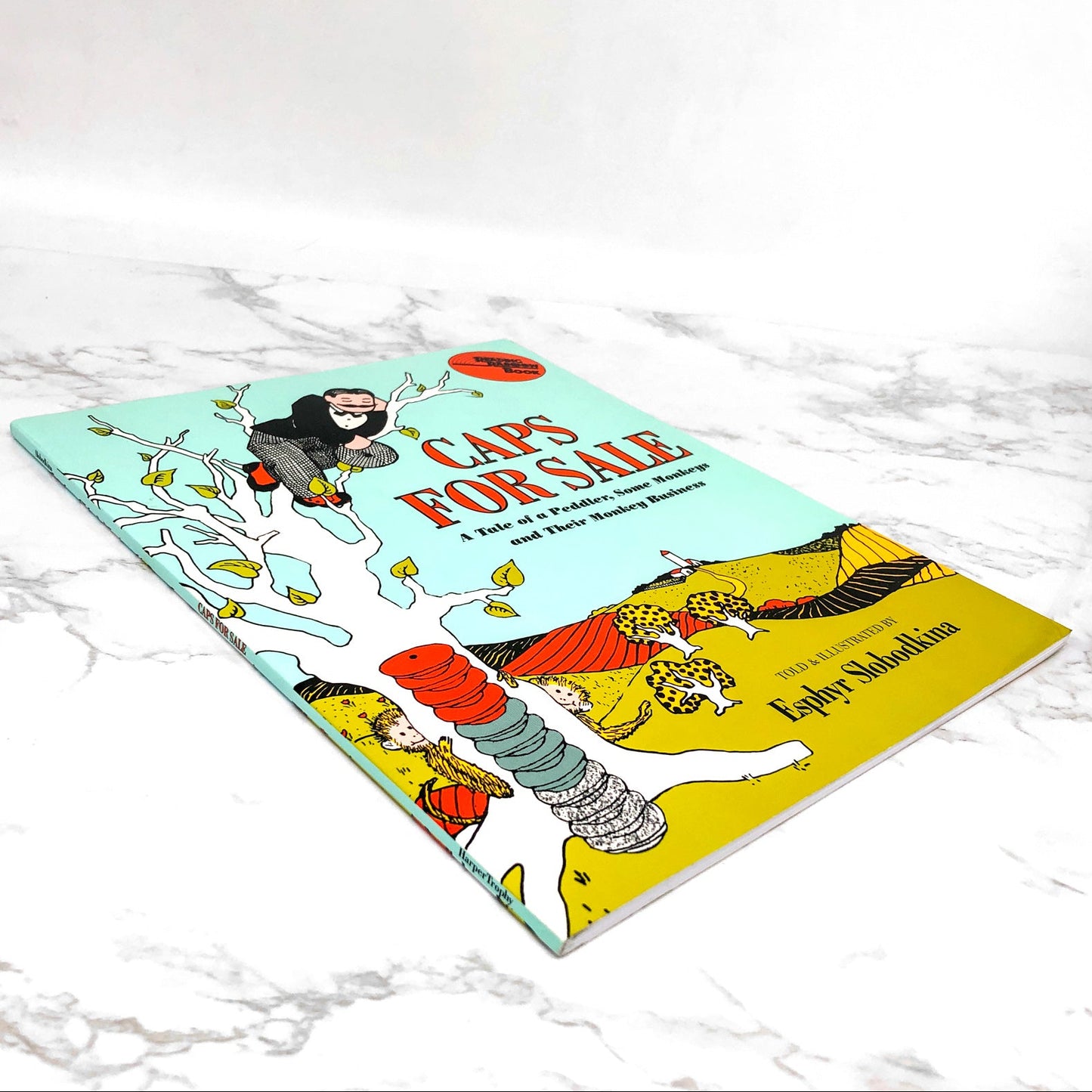 Caps for Sale by Esphyr Slobodkina [XL TRADE PAPERBACK] 1996 • HarperCollins