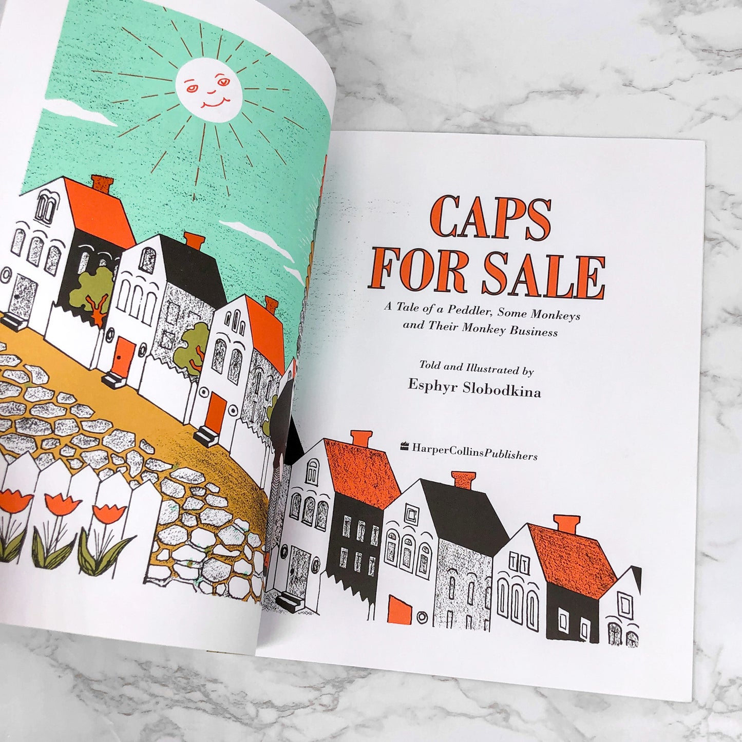Caps for Sale by Esphyr Slobodkina [XL TRADE PAPERBACK] 1996 • HarperCollins