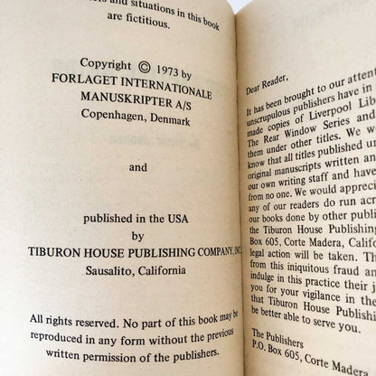 Captive Bride by Peter Jensen [1973 SLEAZE PAPERBACK]