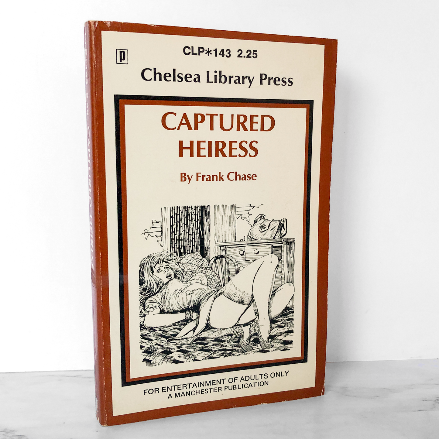 Captured Heiress by Frank Chase [1974 SLEAZE PAPERBACK]