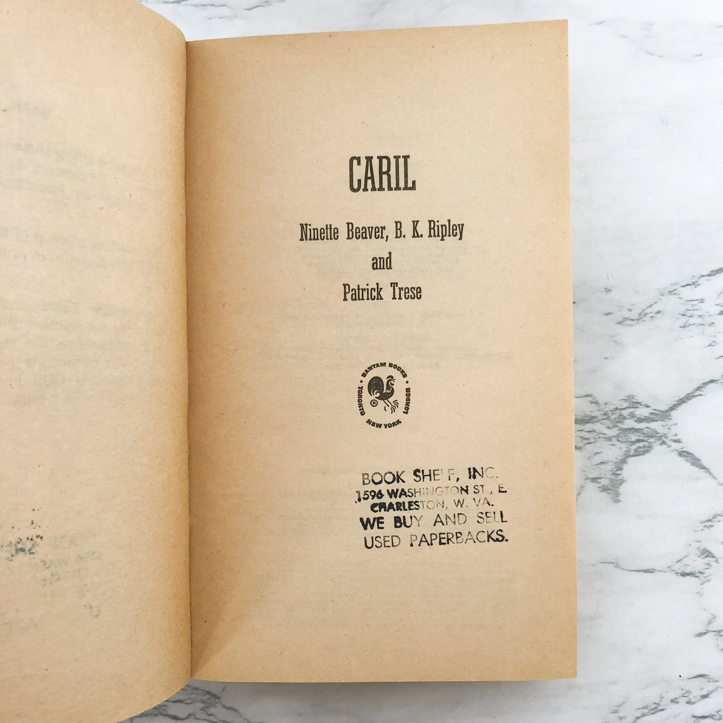 Caril by Ninette Beaver, B.K. Ripley & Patrick Trese [1976 PAPERBACK]
