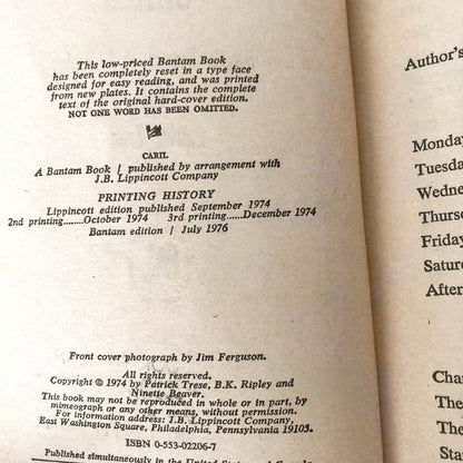 Caril by Ninette Beaver, B.K. Ripley & Patrick Trese [1976 PAPERBACK]