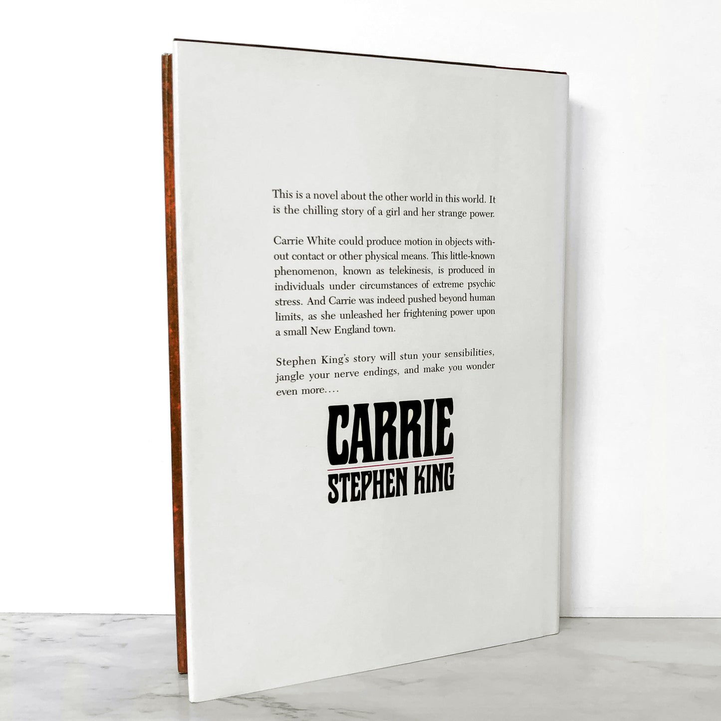 Carrie by Stephen King [FIRST BOOK CLUB EDITION] 1974 / MINT!