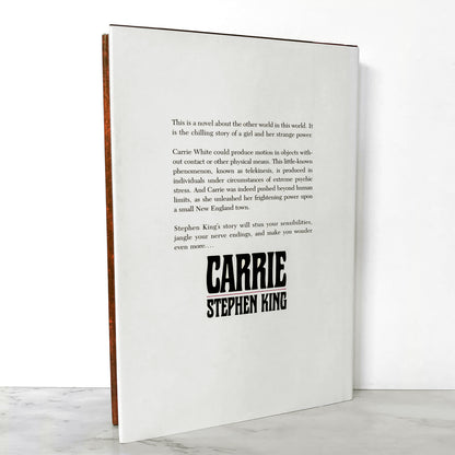 Carrie by Stephen King [FIRST BOOK CLUB EDITION] 1974 / MINT!