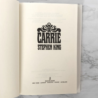 Carrie by Stephen King [FIRST BOOK CLUB EDITION] 1974 / MINT!