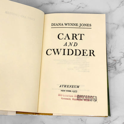 Cart and Cwidder by Diana Wynne Jones [U.S. FIRST EDITION • FIRST PRINTING] 1977
