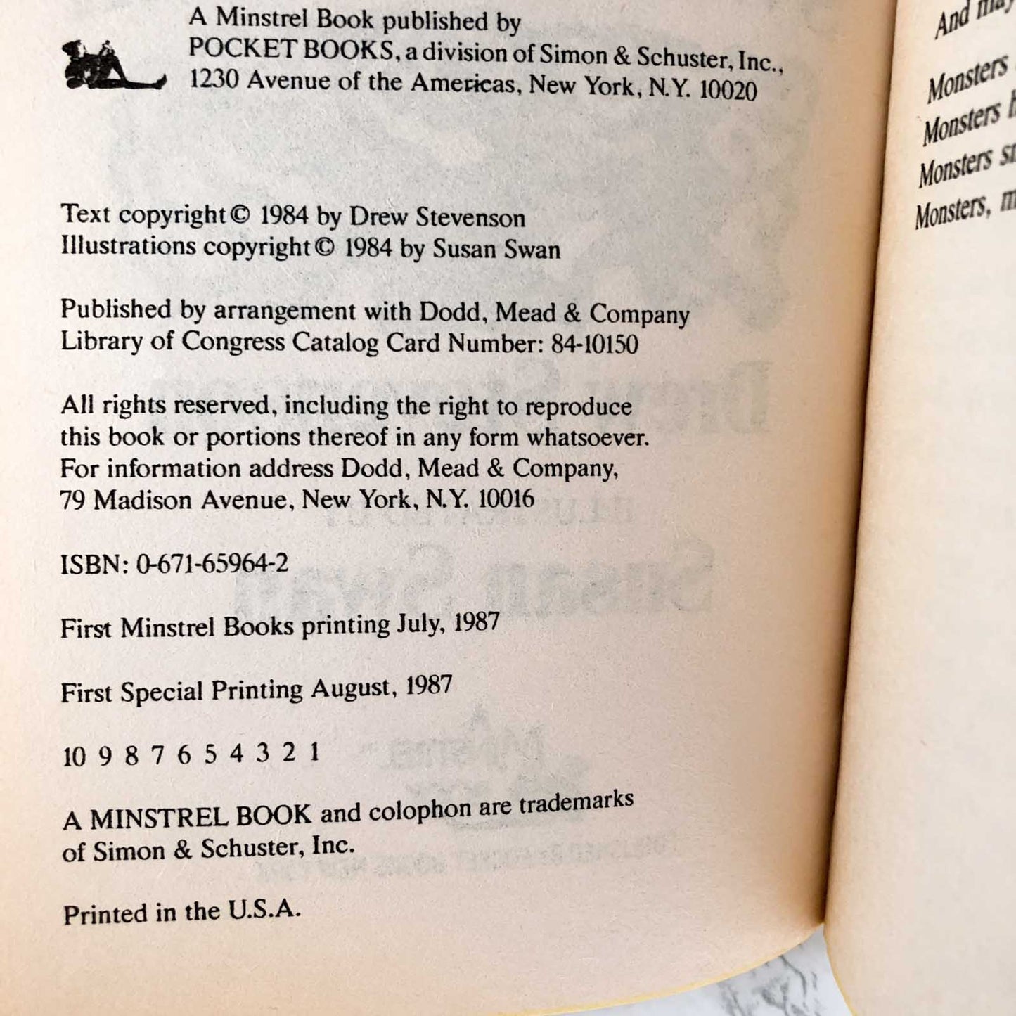 The Case of the Horrible Swamp Monster by Drew Stevenson [1987 PAPERBACK]