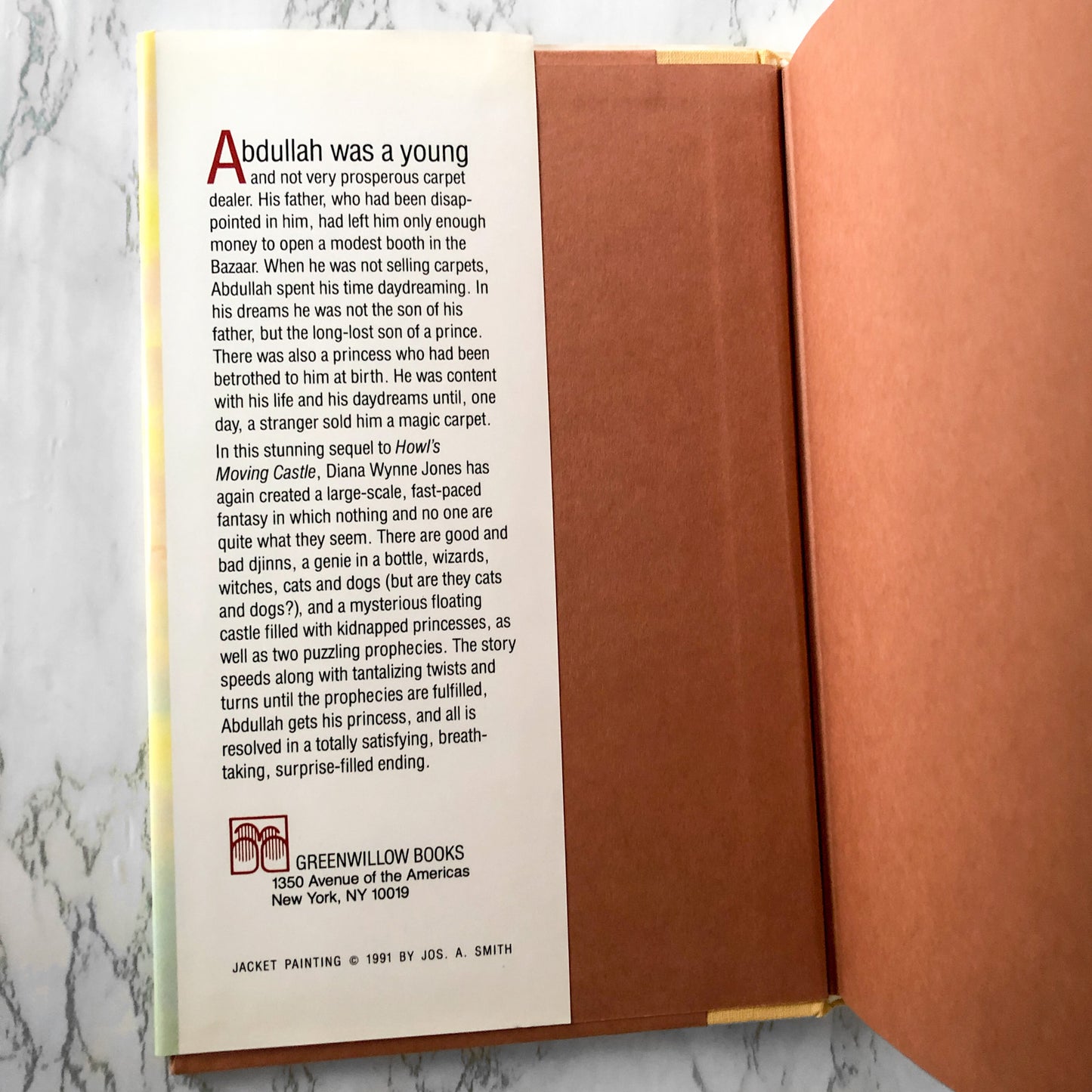 Castle in the Air by Diana Wynne Jones [FIRST EDITION / 4th PRINTING] Howl's Moving Castle #2