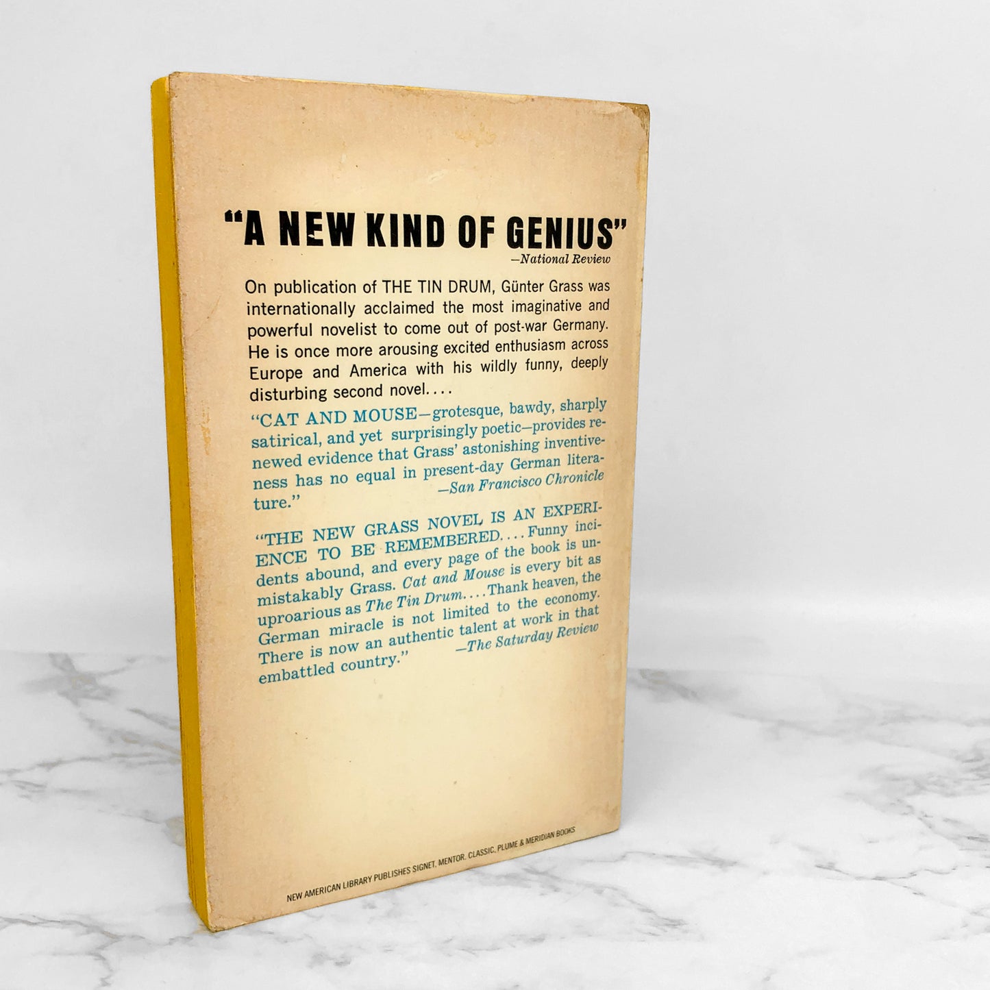 Cat and Mouse by Günter Grass [FIRST PAPERBACK EDITION] 1964