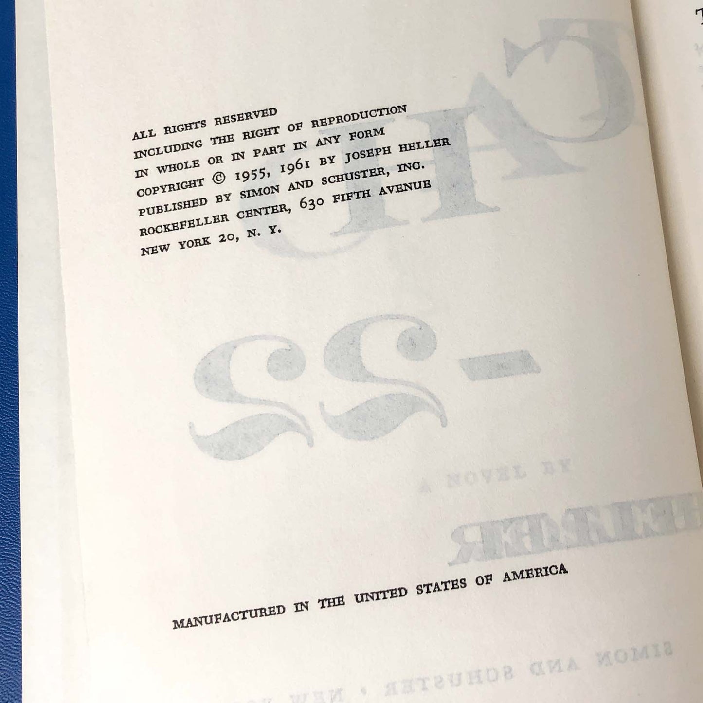 Catch-22 by Joseph Heller [1961 HARDCOVER]