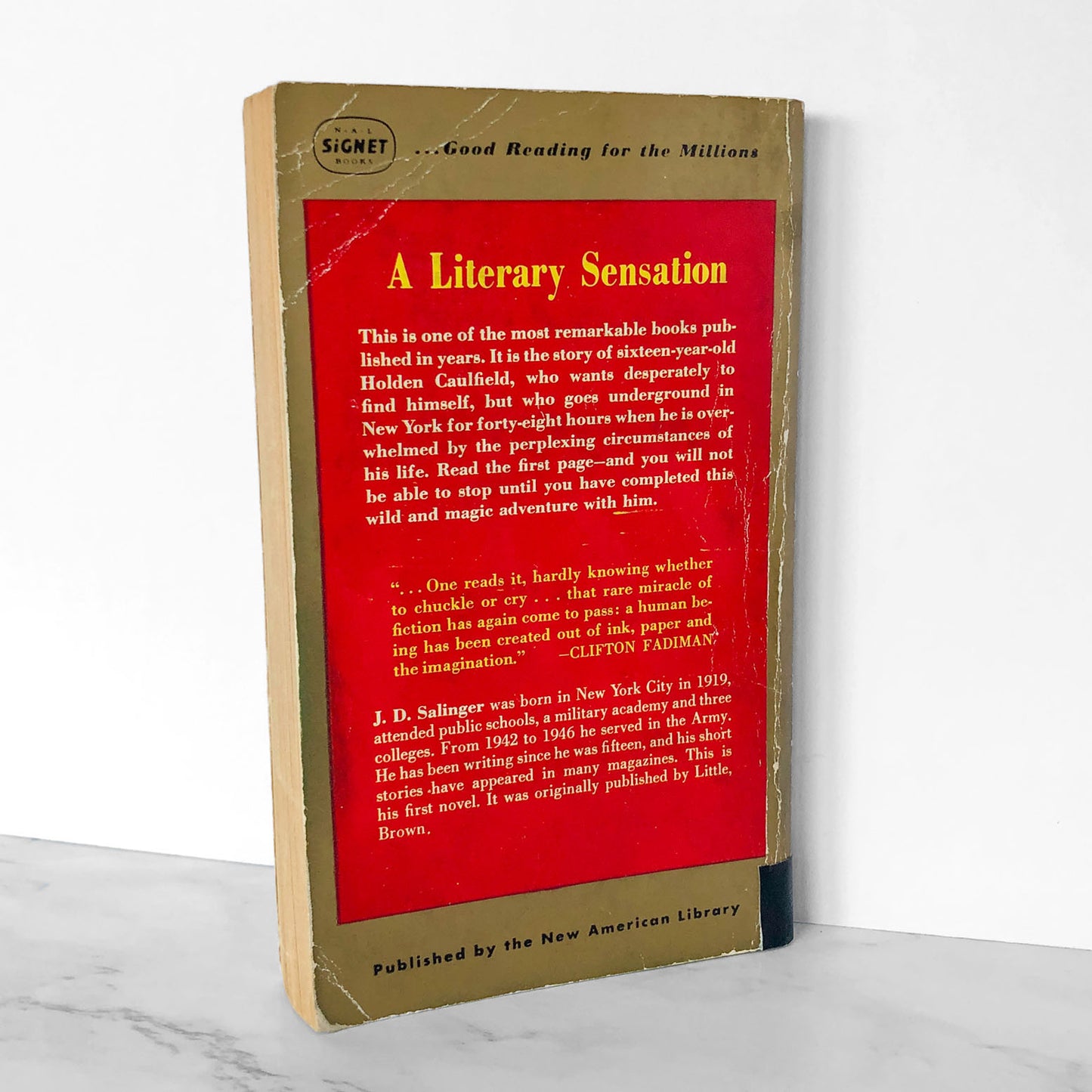 Catcher in the Rye by J.D. Salinger [SIGNET PAPERBACK / 1962]