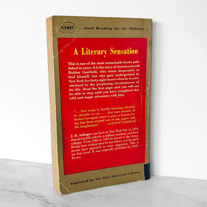 Catcher in the Rye by J.D. Salinger [SIGNET PAPERBACK / 1962]