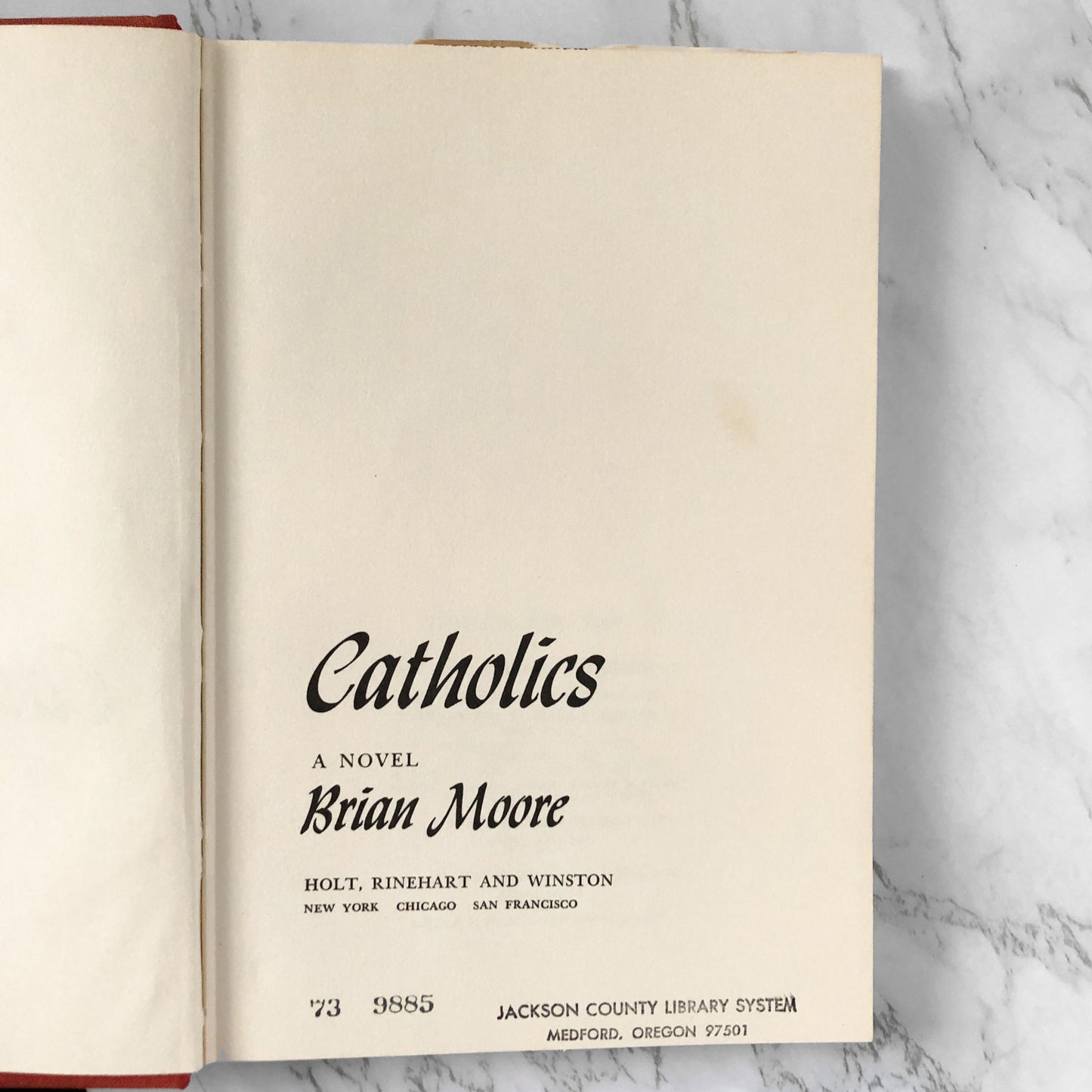 Catholics by Brian Moore [FIRST EDITION / 1973] - Bookshop Apocalypse