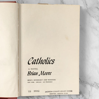 Catholics by Brian Moore [FIRST EDITION / 1973] - Bookshop Apocalypse