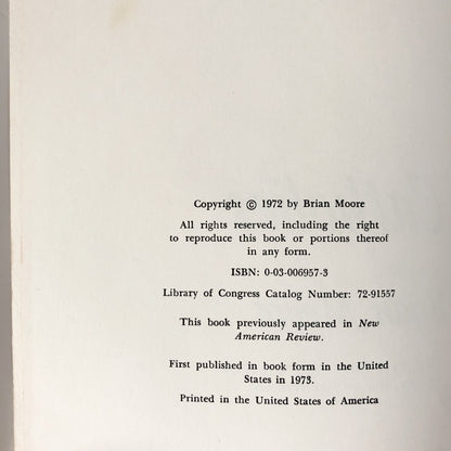 Catholics by Brian Moore [FIRST EDITION / 1973] - Bookshop Apocalypse
