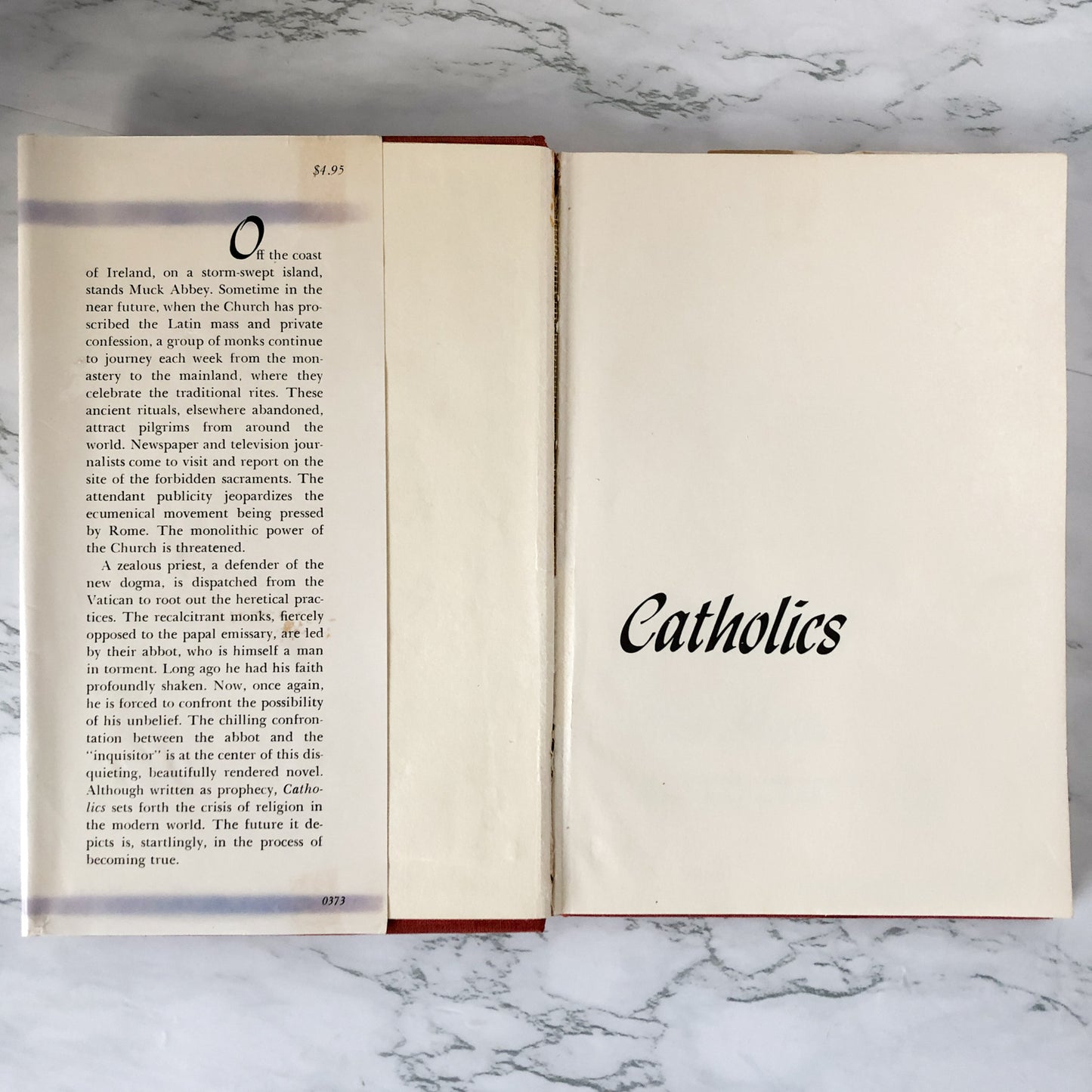 Catholics by Brian Moore [FIRST EDITION / 1973] - Bookshop Apocalypse