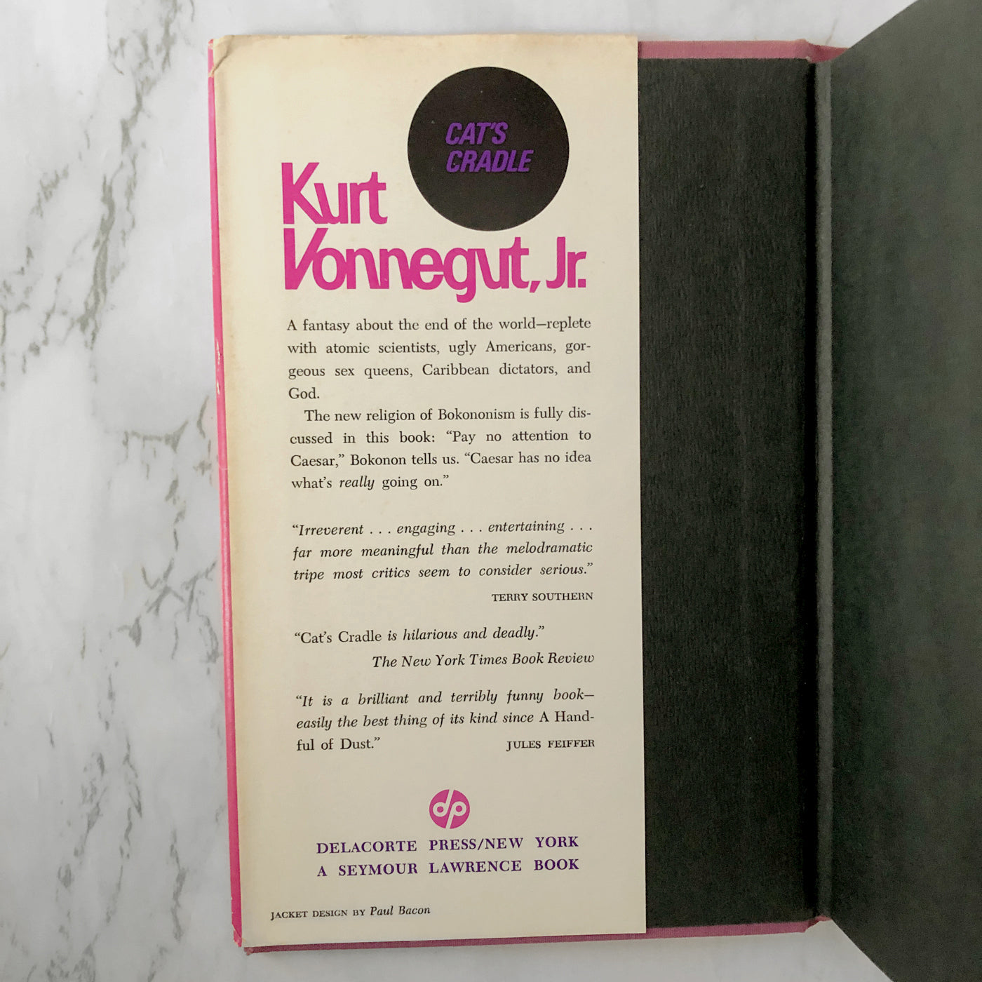 Cat's Cradle by Kurt Vonnegut [DELACORTE BOOK CLUB EDITION / 1976]