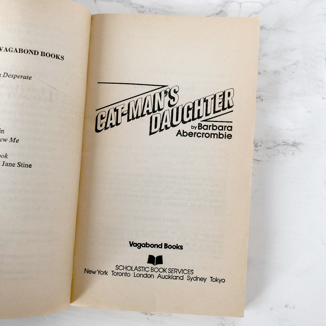 Cat Man's Daughter by Barbara Abercrombie [1981 PAPERBACK]