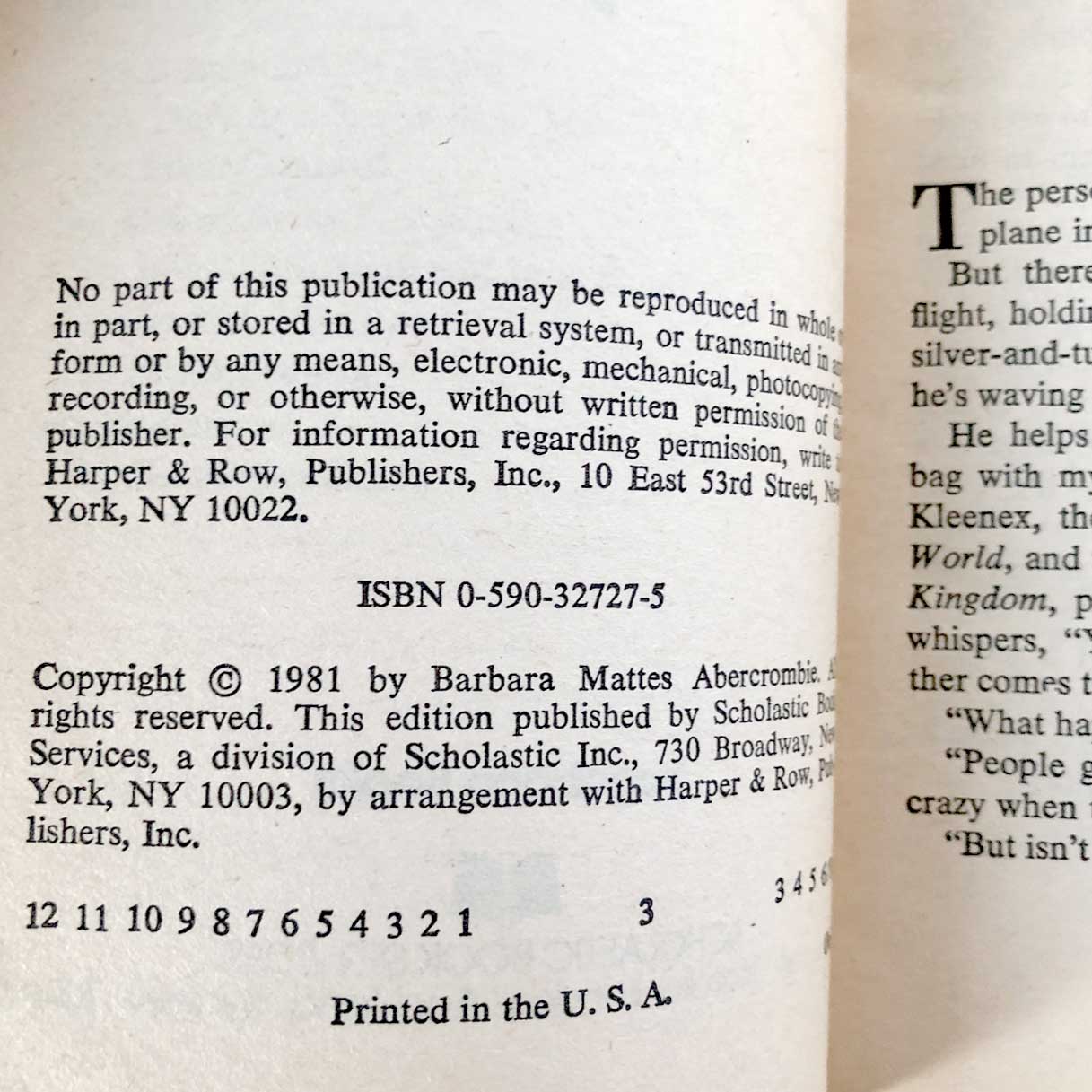 Cat Man's Daughter by Barbara Abercrombie [1981 PAPERBACK]