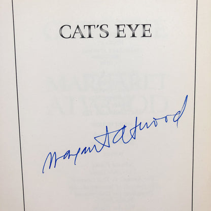 Cat's Eye by Margaret Atwood SIGNED! [TRUE CANADIAN FIRST EDITION] 1988 / McClelland & Stewart