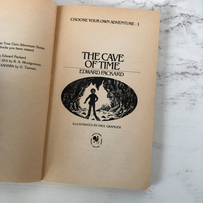 The Cave of Time by Edward Packard [CHOOSE YOUR OWN ADVENTURE #1] - Bookshop Apocalypse