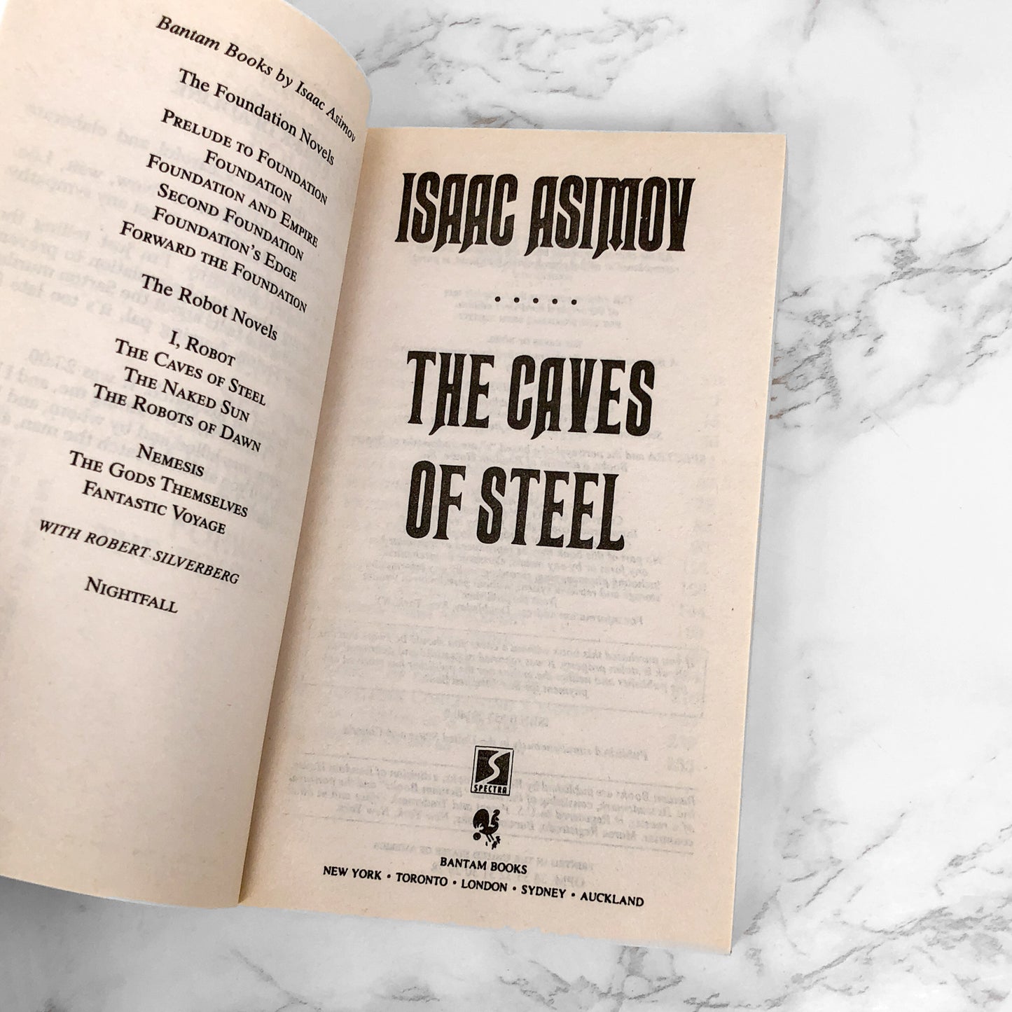 Caves of Steel by Isaac Asimov [1991 PAPERBACK] Bantam