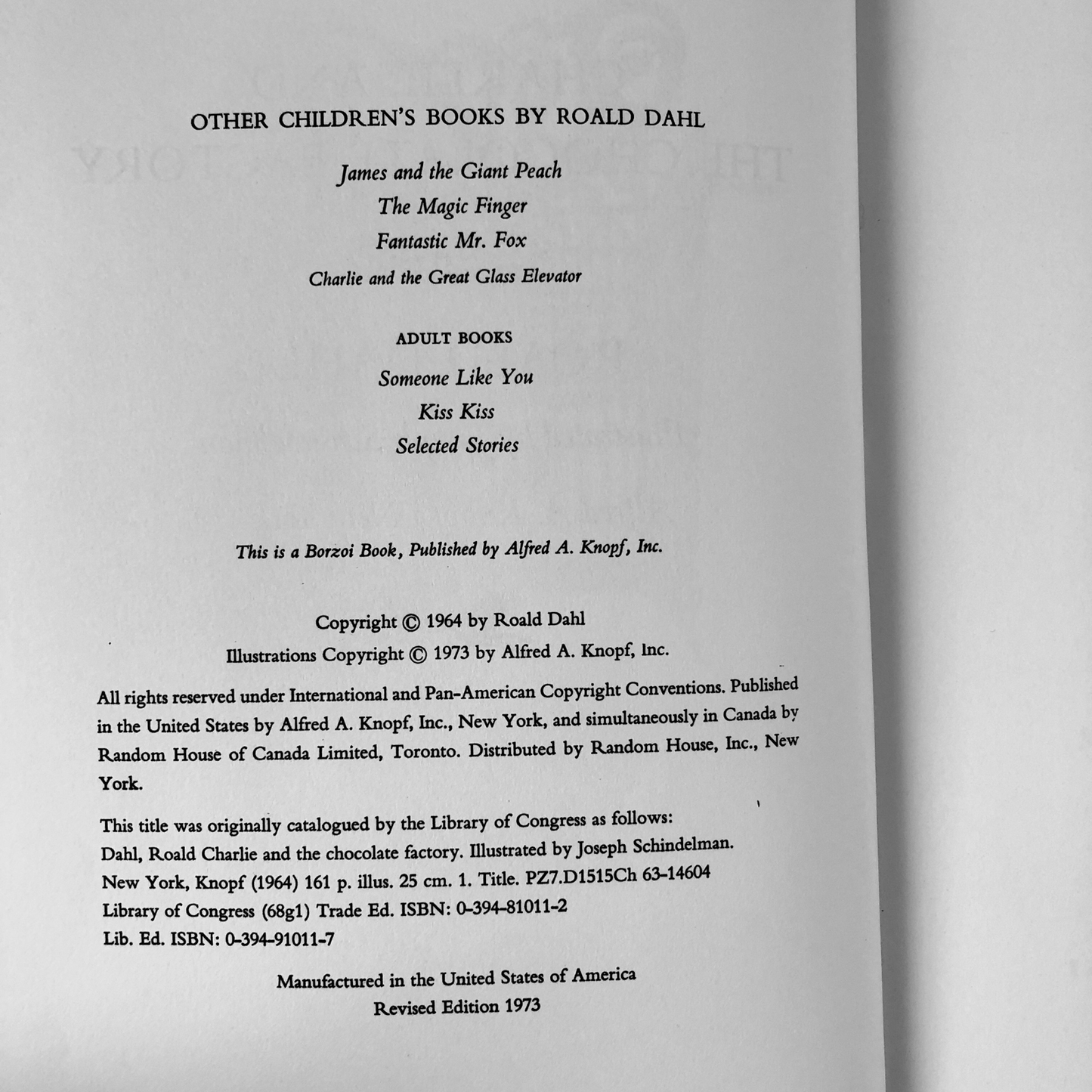 Charlie and the Chocolate Factory by Roald Dahl - Bookshop Apocalypse