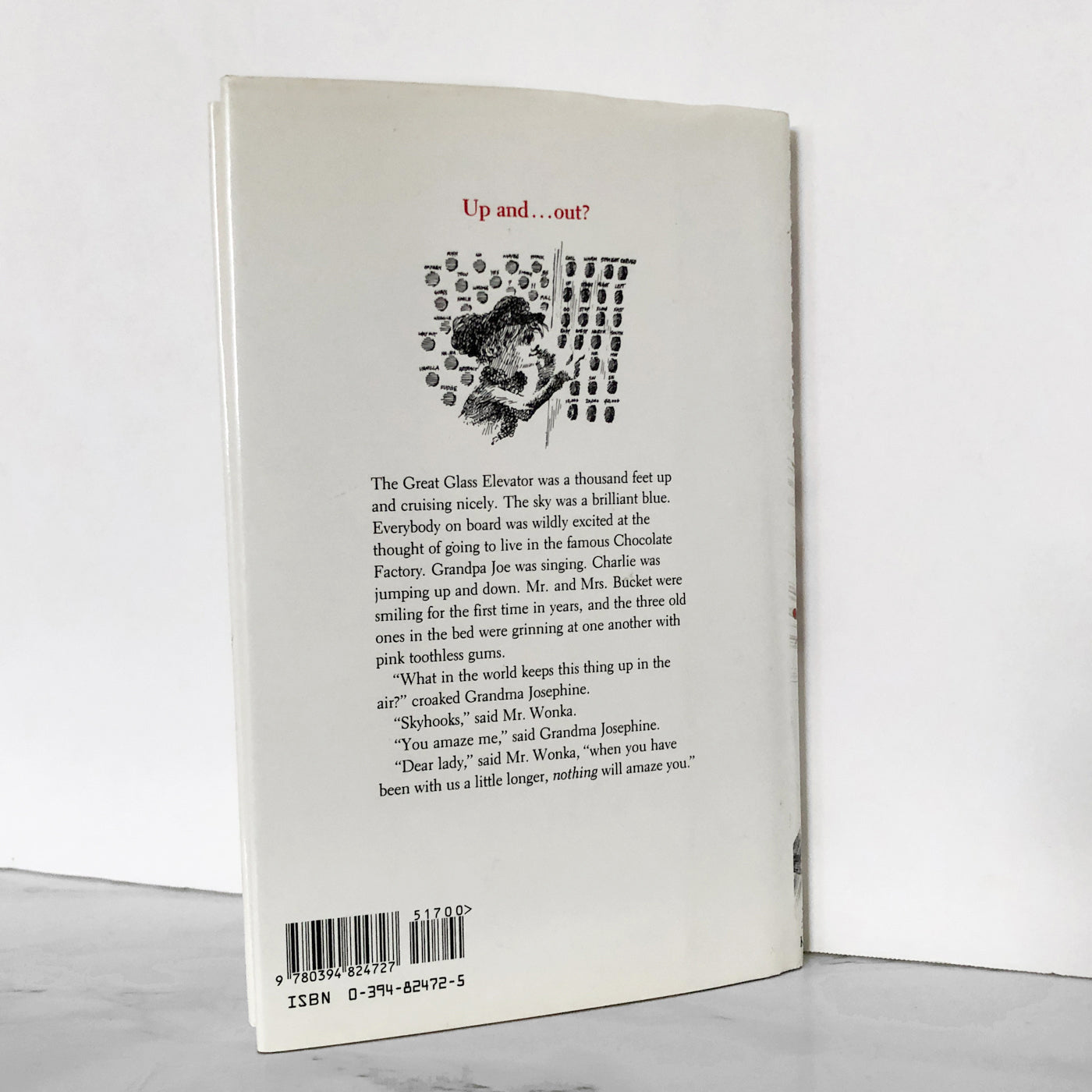 Charlie and the Great Glass Elevator by Roald Dahl [FIRST EDITION / ALTERNATE COVER]