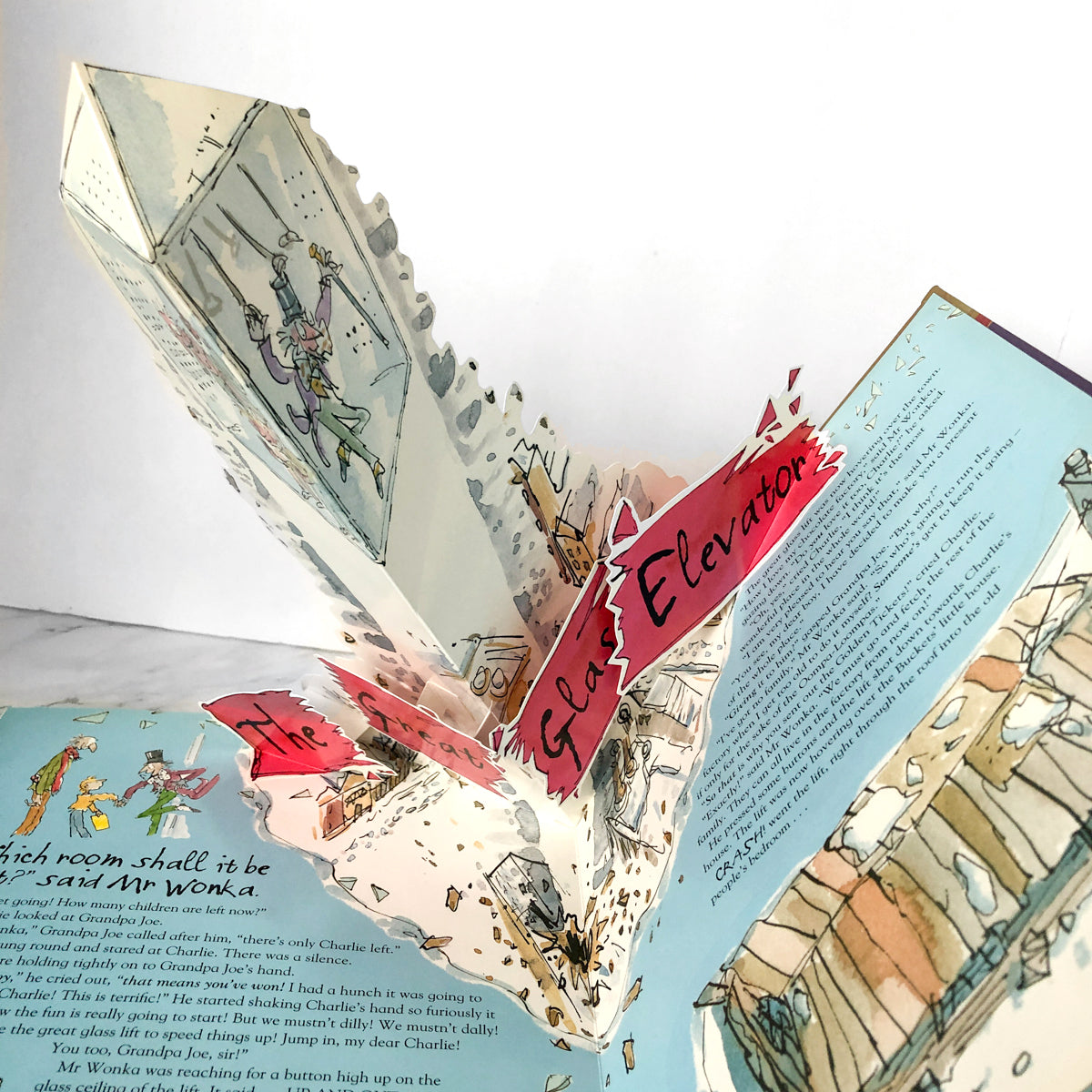 Charlie and the Chocolate Factory [POP-UP BOOK] by Roald Dahl & Quentin Blake - Bookshop Apocalypse