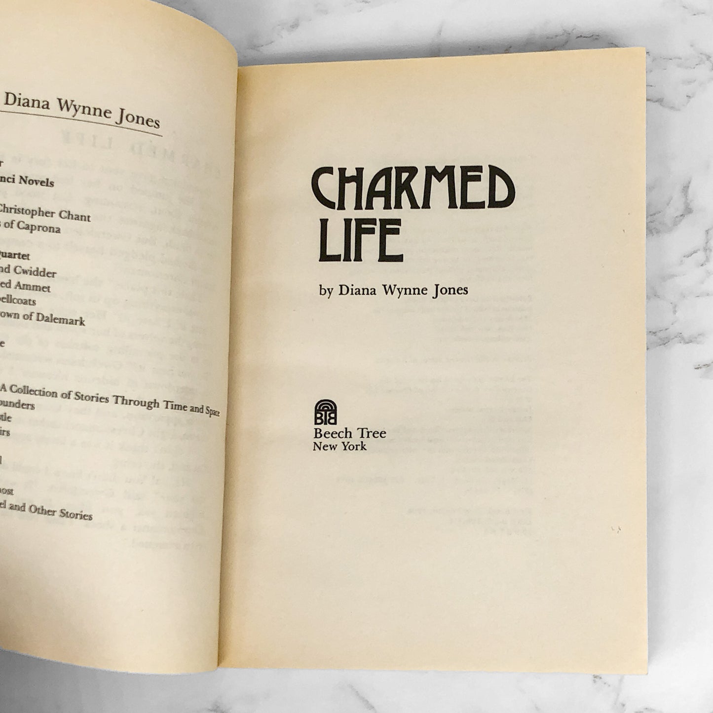 Charmed Life by Diana Wynne Jones [TRADE PAPERBACK] 1988 • Beech Tree