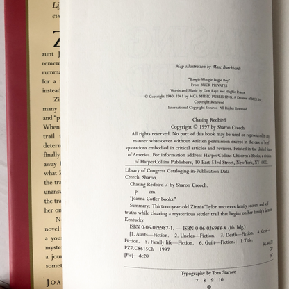 Chasing Redbird by Sharon Creech [FIRST EDITION] - Bookshop Apocalypse