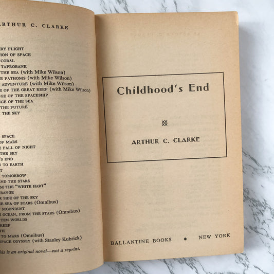 Childhood's End by Arthur C. Clarke [1970 PAPERBACK] - Bookshop Apocalypse
