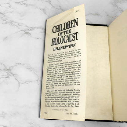 Children of the Holocaust: Conversations with Sons & Daughters of Survivors by Helen Epstein [FIRST EDITION] 1979