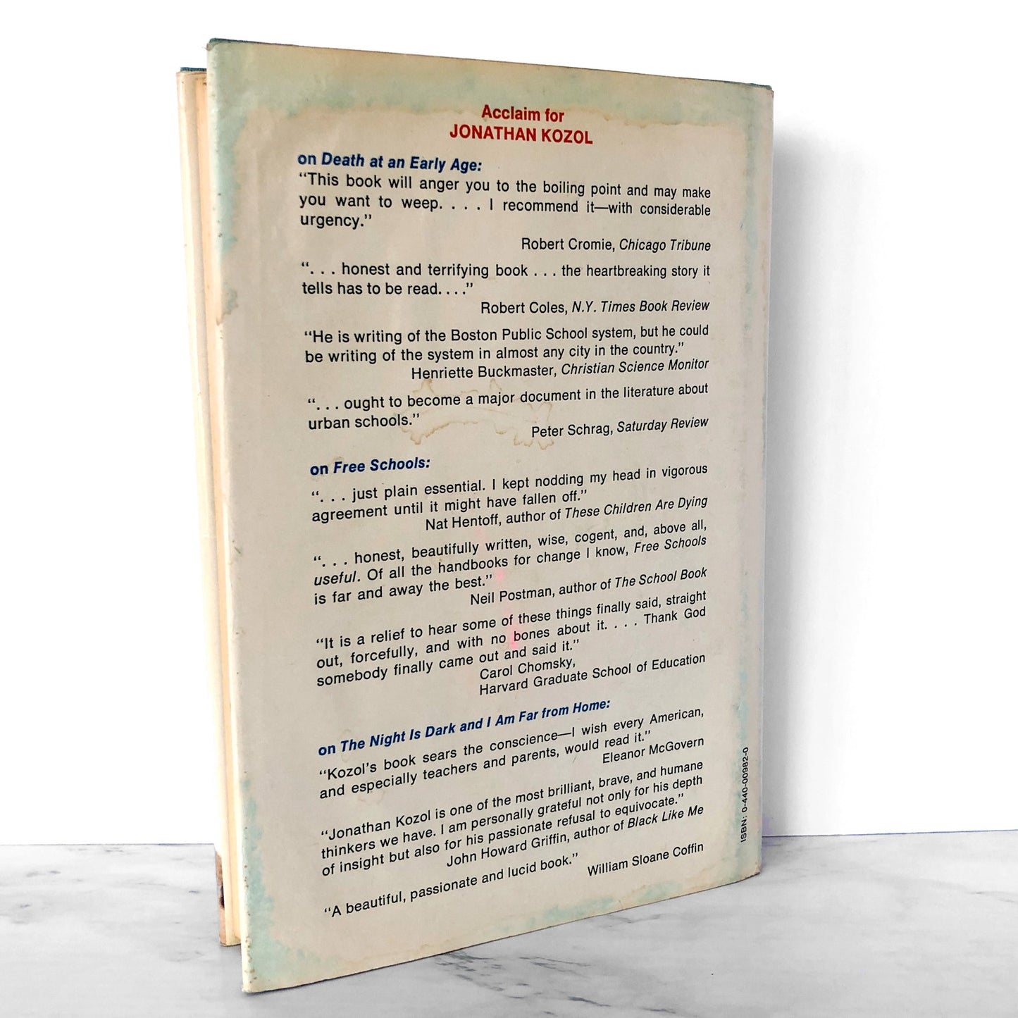 Children Of The Revolution by Jonathan Kozol [FIRST EDITION / FIRST PRINTING] 1978