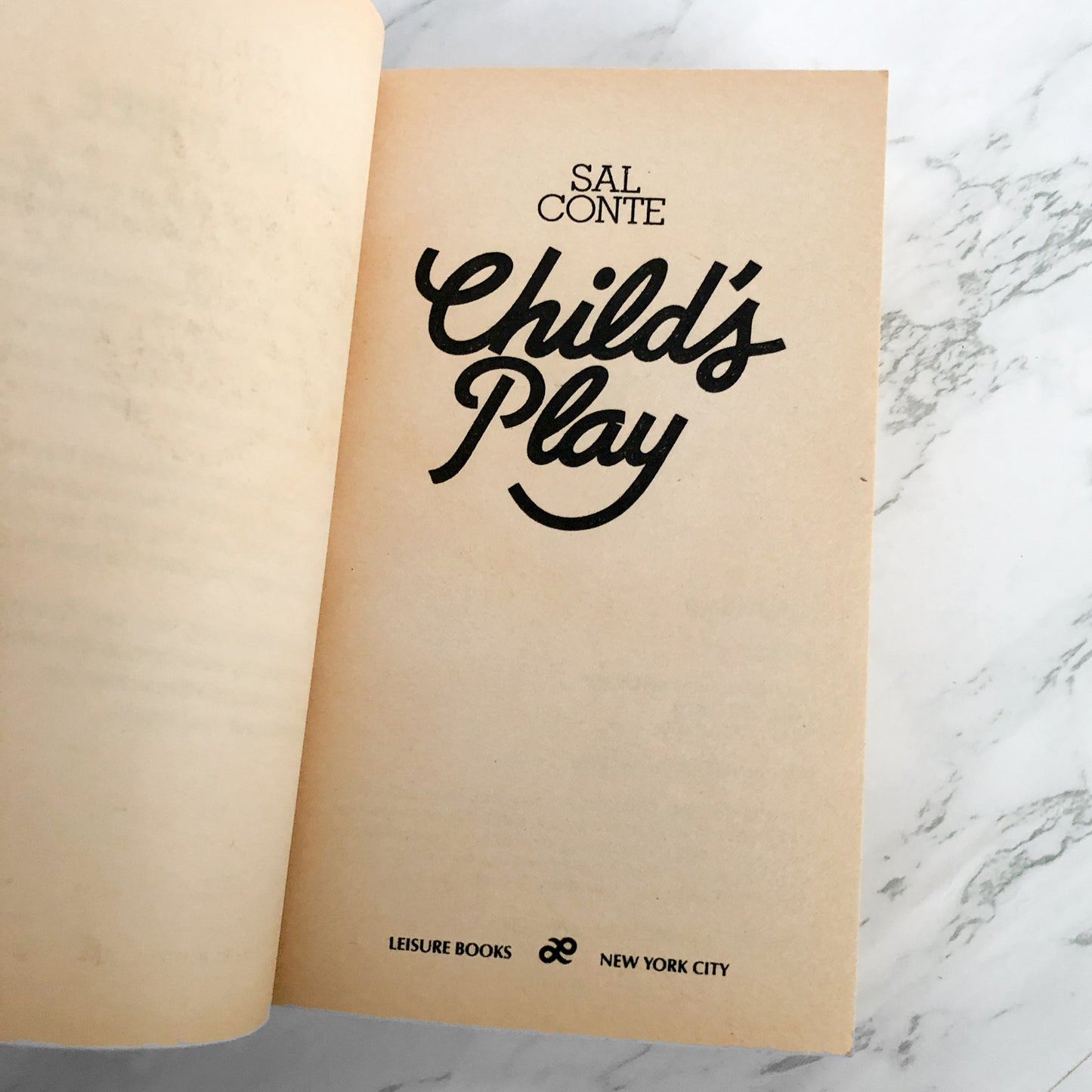 Child's Play by Sal Conte [1986 PAPERBACK]