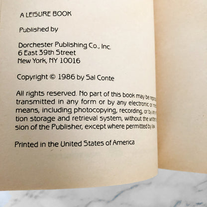 Child's Play by Sal Conte [1986 PAPERBACK]