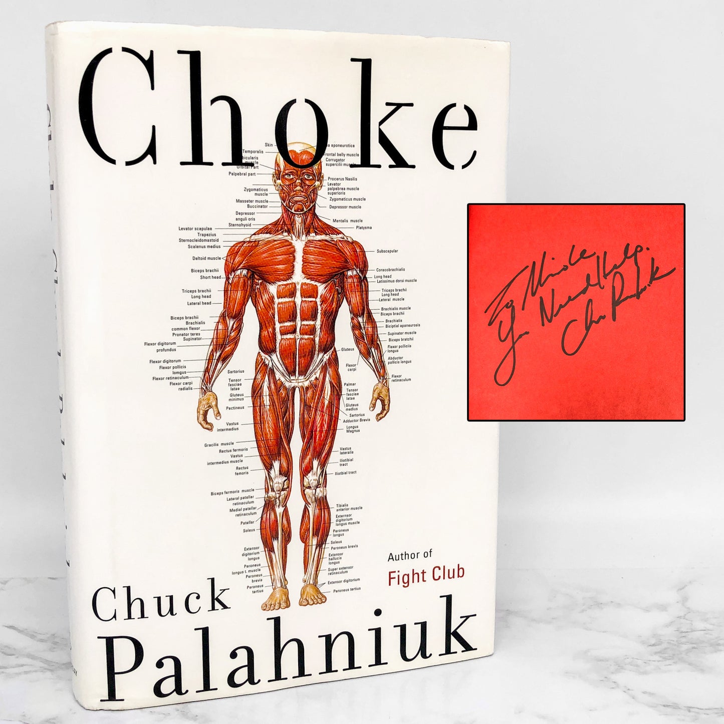 Choke by Chuck Palahniuk SIGNED! [FIRST EDITION] 2001 • Doubleday