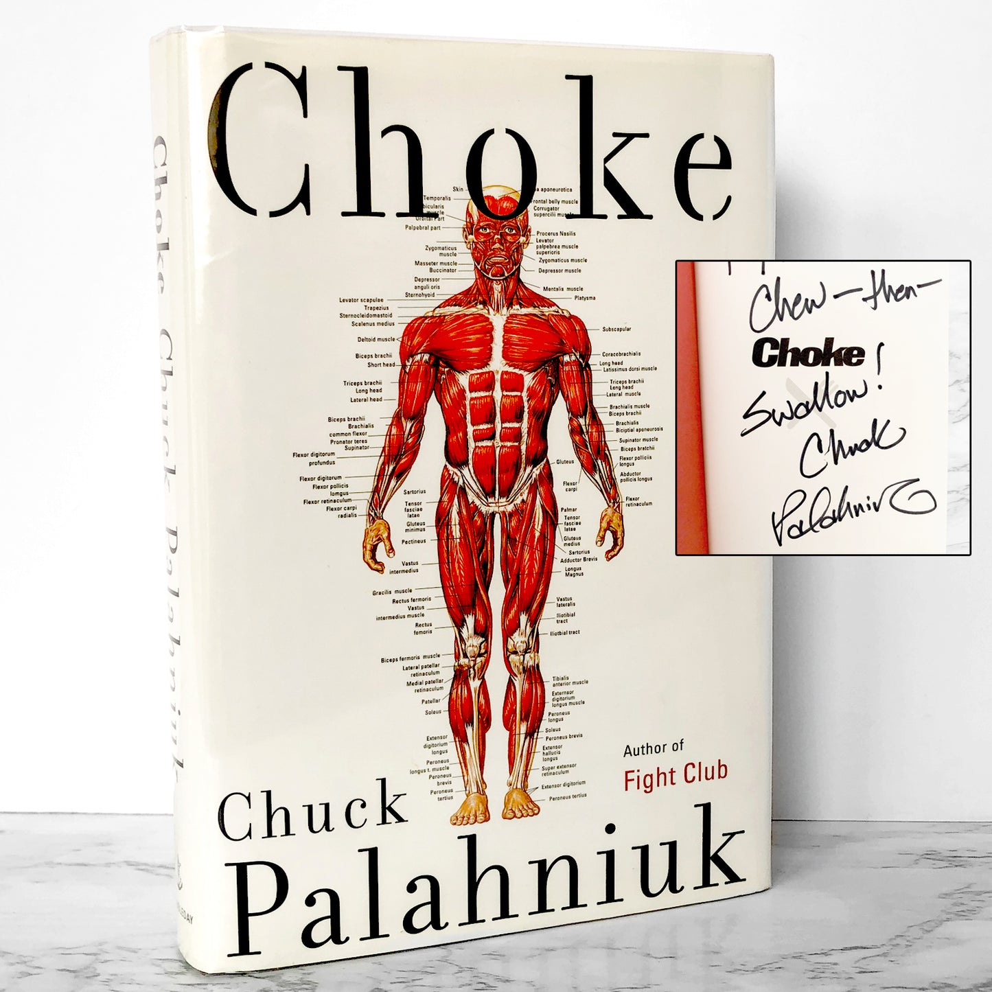 Choke by Chuck Palahniuk SIGNED! [FIRST EDITION / FIRST PRINTING] 2001