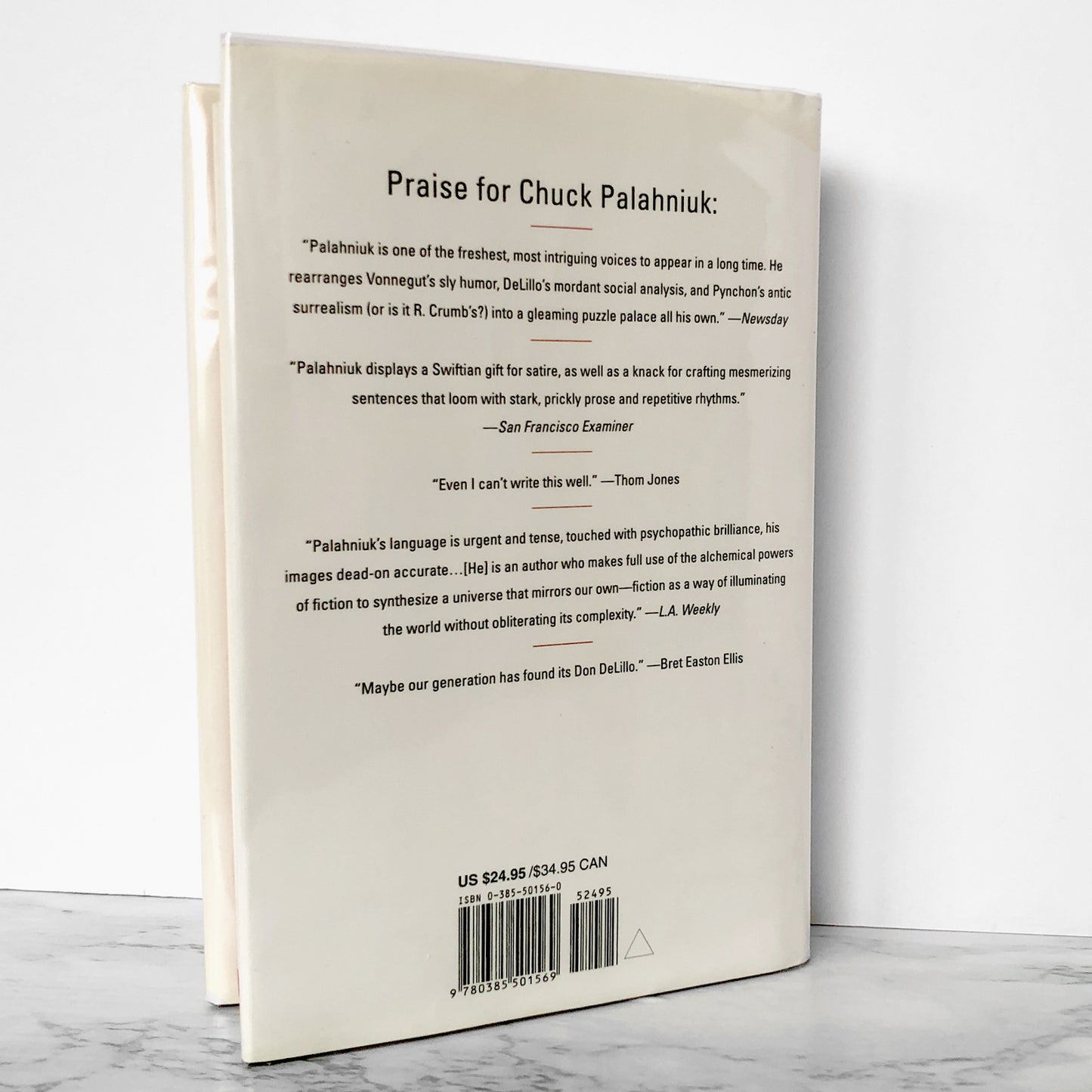 Choke by Chuck Palahniuk SIGNED! [FIRST EDITION / FIRST PRINTING] 2001