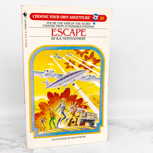 Escape [Choose Your Own Adventure #20] by R.A. Montgomery [FIRST PRINTING] 1983